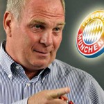 Bayern Munich president Uli Hoeness showing the way for the basketball team. He will have a new vice president to take charge of the basketball team - but will the president himself get his fingers more dirty with hoops. Photo by sportbild