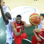 Canada's 15-year-old guard Justin Jackson went from unknow to star prospect in just 10 days in Kaunas - Photo courtesy FIBA.com